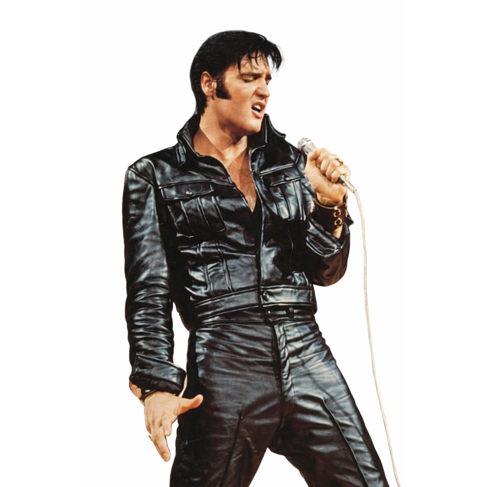 Elvis Presley 1968 Comeback Special Black Leather Outfit